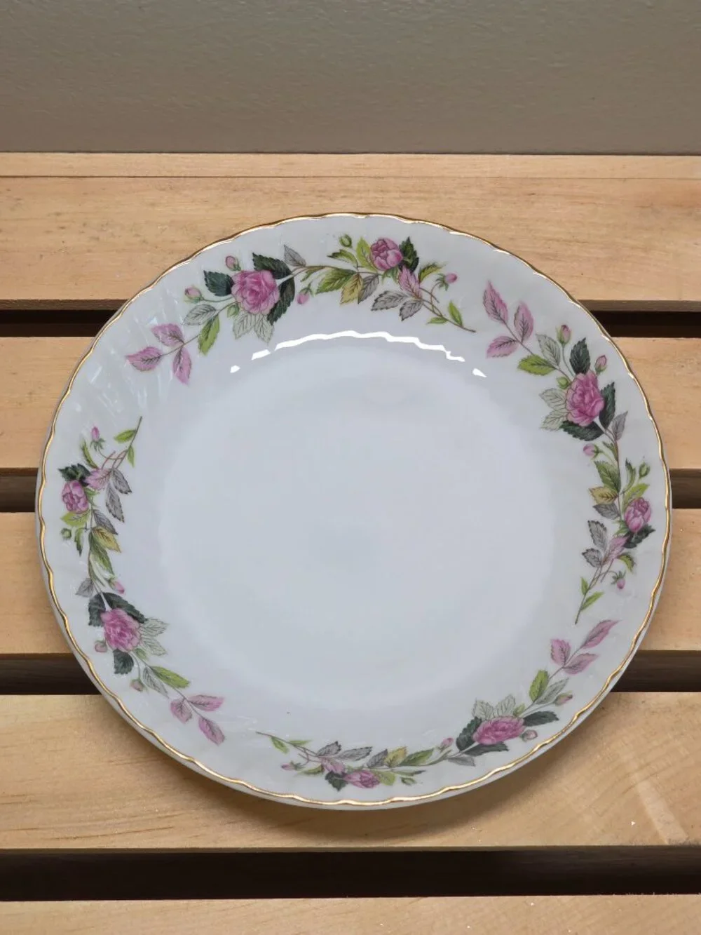 Creative Fine China Japan Pink Floral Bowls 7.5